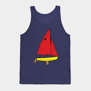 Mirror Dinghy Sailboat Tank Top